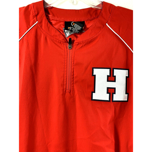 New England Patriots Shirt Mens Small XGrain Red Short Sleeve Sports Pockets - Picture 6 of 16